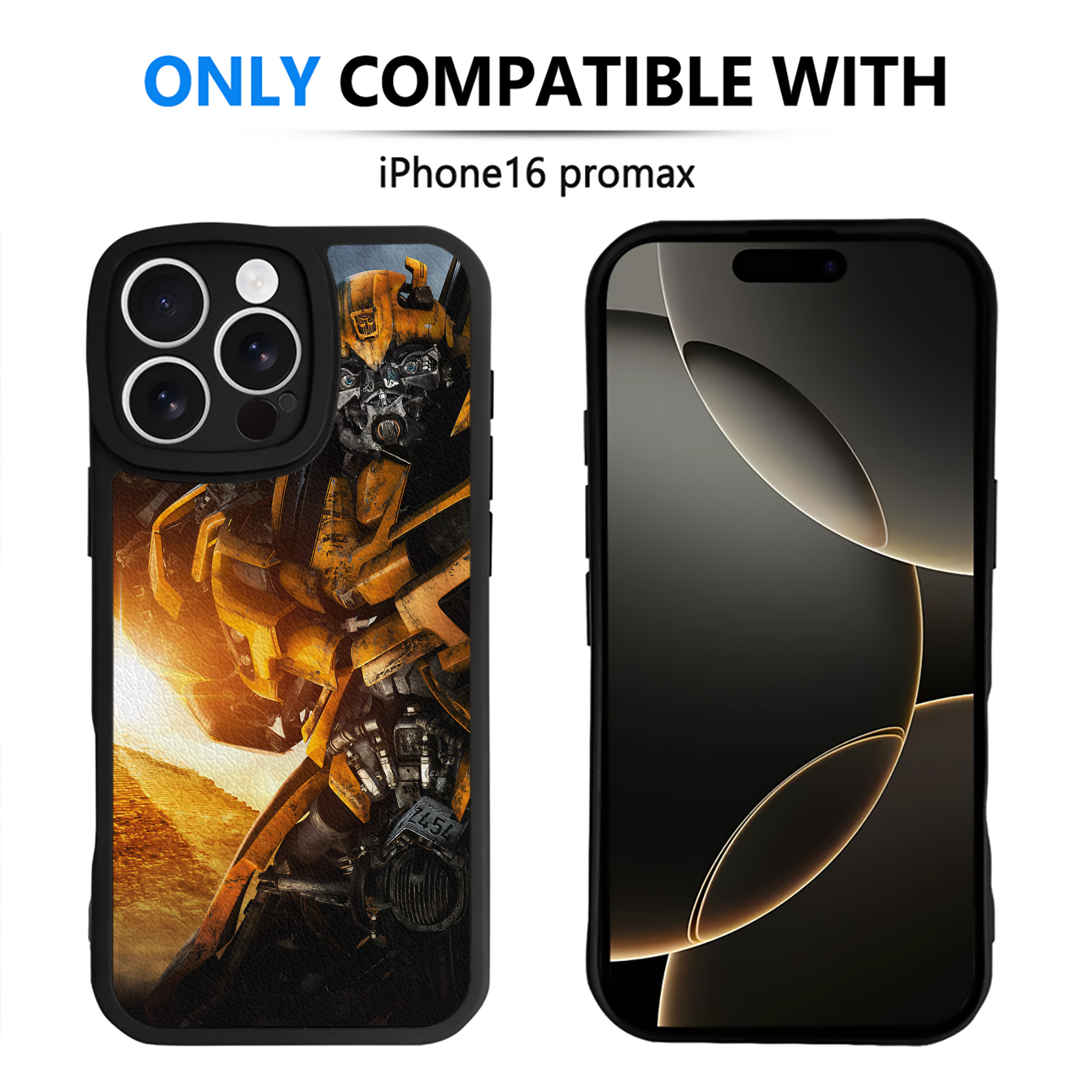 （画像用） Transformers トランスフォーマー 【iPhone 16シリーズ対応】シリコンスマホケース（レザー調） 材質：シリコン